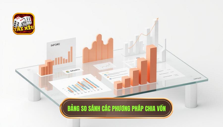 Cách chia vốn khi chơi tài xỉu hiệu quả: Bí kíp quản trị rủi ro từ chuyên gia 3 Bảng so sánh các phương pháp chia vốn