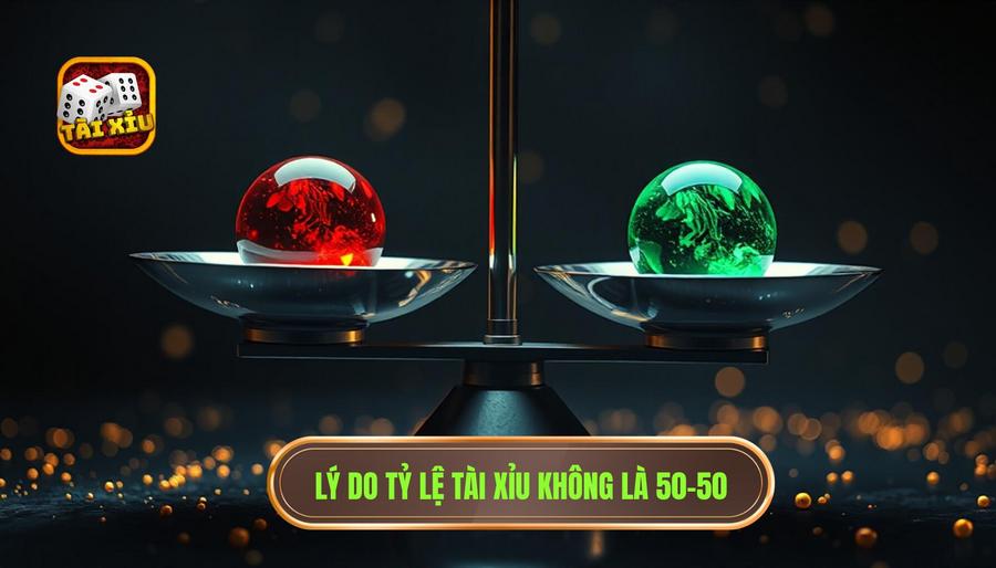 2. Lý do tỷ lệ tài xỉu không là 50-50